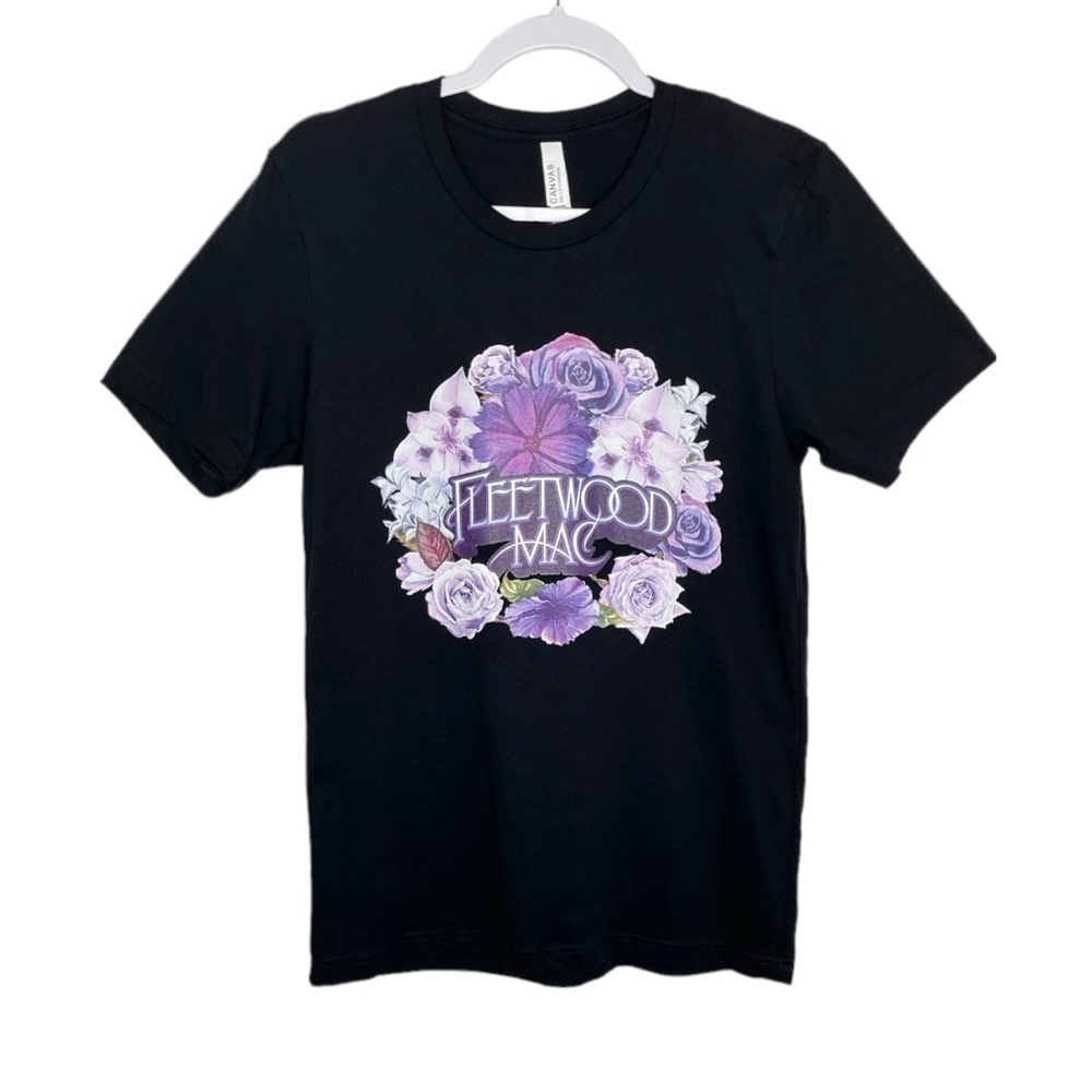 New Bella Canvas Fleetwood Mac Floral Print Tee T-Shirt